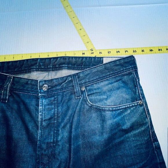 DIESEL Waykee Jeans Mens Sz 36x30 Fits 39x27 Regular Fit Straight Leg Wash 0RZ35 - Picture 4 of 16